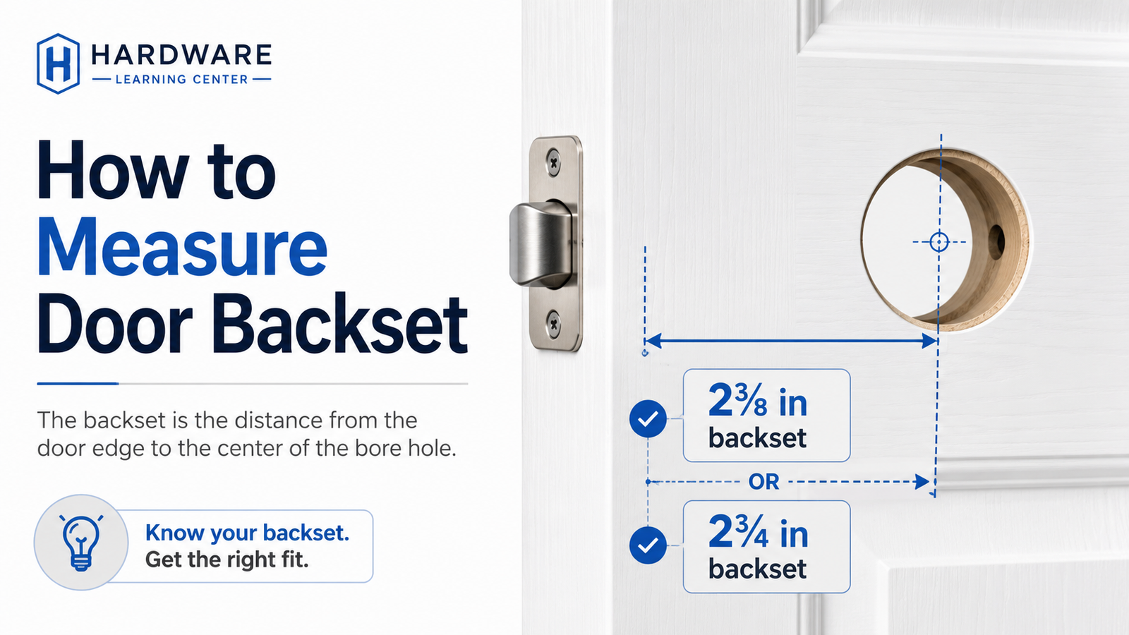 How to Measure Door Backset