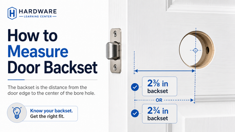How to Measure Door Backset