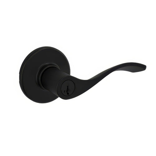 Black Keyed Entry Door Levers