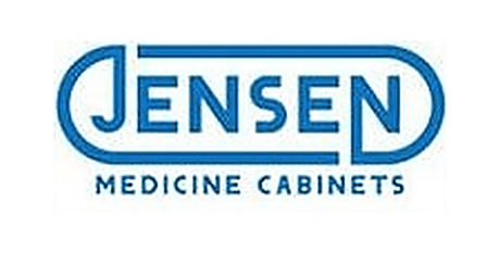 Jensen Medicine Cabinets for bathroom vanity and restroom storage layouts