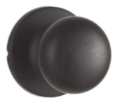 Weslock 00200S2S2FR20 matte black passage knob