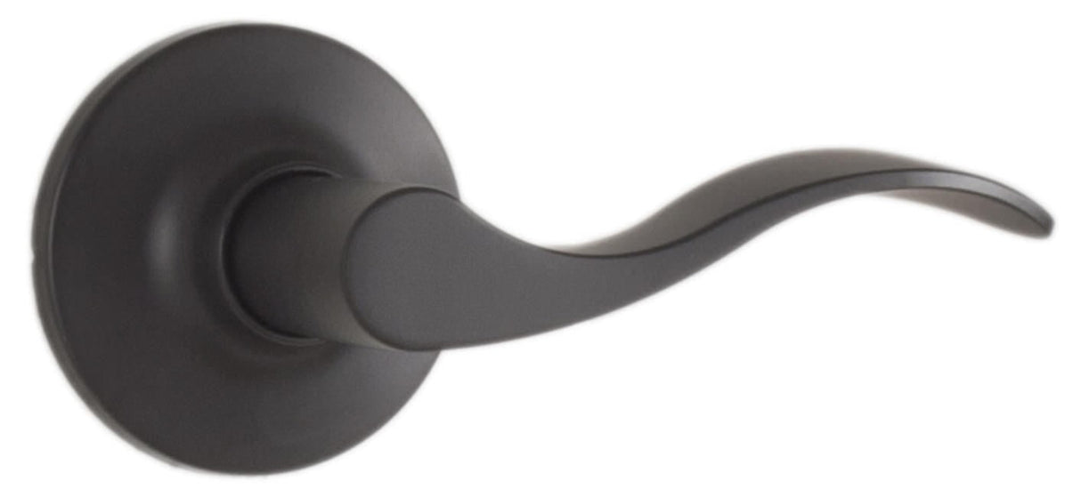 Weslock 00200X2X2FR20 matte black passage lever