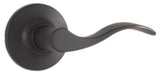 Weslock 00200X2X2FR20 matte black passage lever