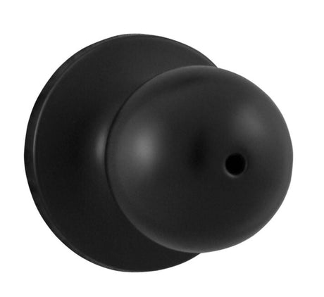 Weslock 00210G2G2FR20 matte black privacy knob