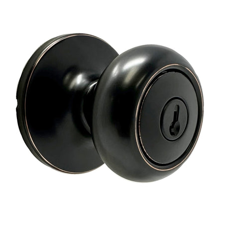 Weslock 00240S1S1FR23 oil rubbed bronze keyed entry door knob