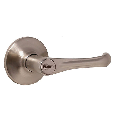 Weslock 00240VNVNFR23 satin nickel keyed entry door lever