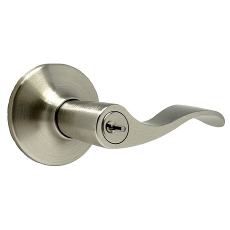 Weslock 00240XNXNFR23 satin nickel keyed entry door lever