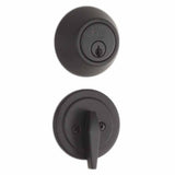 Weslock 00271-2-2FR22 matte black single cylinder