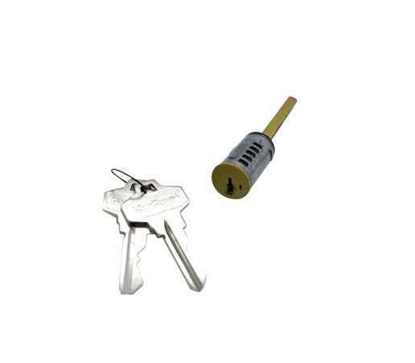 Kwikset Cylinder for Single Electronic Door Lock with SmartKey in Gold