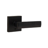 Weslock 007103232FR20 matte black privacy door lever