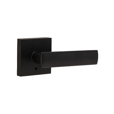 Weslock 007103232FR20 matte black privacy door lever