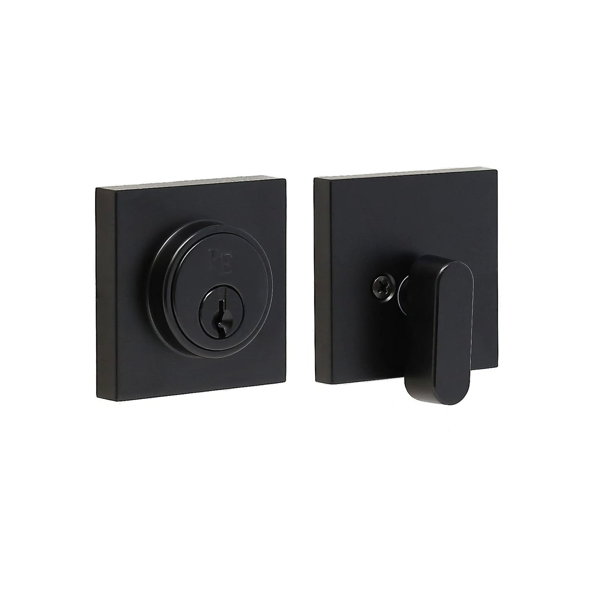 Weslock 00771-2-2FR22 matte black single cylinder deadbolt