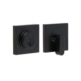 Weslock 00771-2-2FR22 matte black single cylinder deadbolt