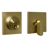 Weslock 00771-4-4FR22 satin brass single cylinder deadbolt