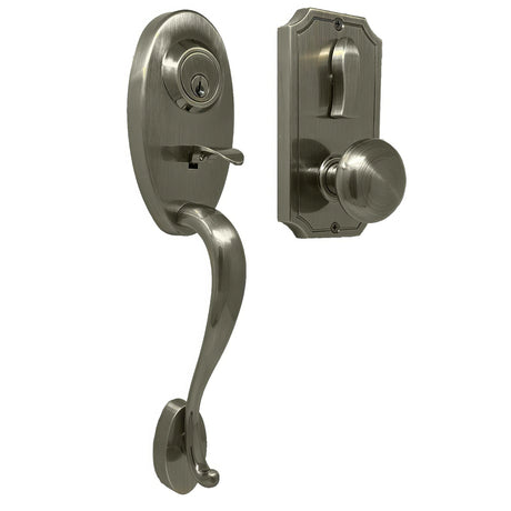 Weslock 01441-AIASL2D antique brass single cylinder handleset