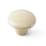 Laurey 01716 017 Porcelain 1-1/2" Ceramic Cabinet Knob Bone