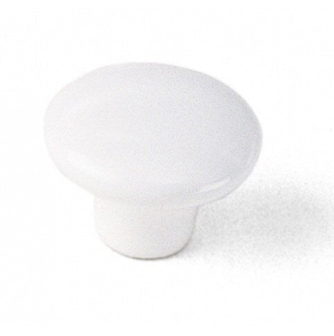 Laurey 01742 017 Porcelain 1-1/2" Ceramic Cabinet Knob White