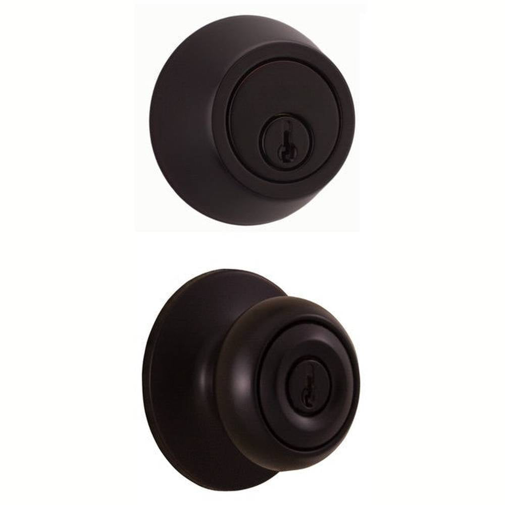 Weslock 02271G1G1FR22 oil rubbed bronze single cylinder deadbolt and keylock combo