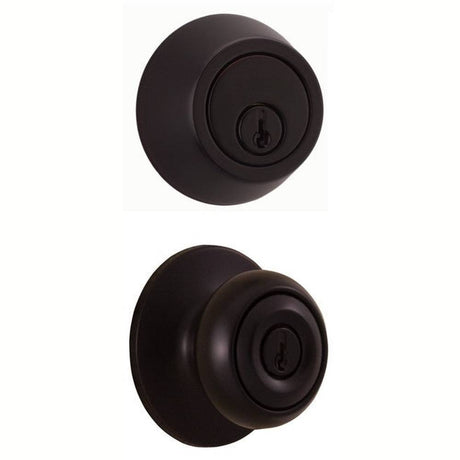 Weslock 02271G1G1FR22 oil rubbed bronze single cylinder deadbolt and keylock combo