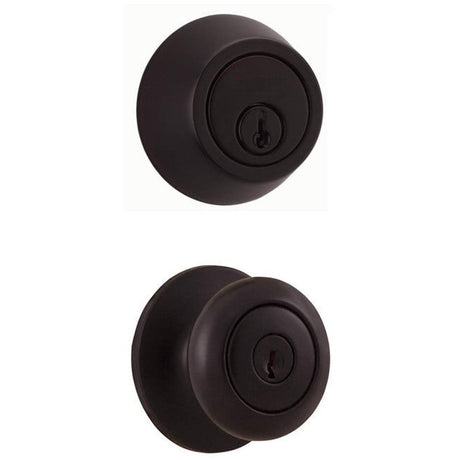 Weslock 02271S1S1FR22 oil rubbed bronze single cylinder deadbolt and keylock combo
