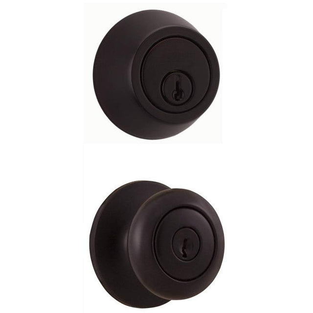 Weslock 02271S1S1FR22 oil rubbed bronze single cylinder deadbolt and keylock combo
