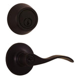 Weslock 02271X1X1FR22 oil rubbed bronze single cylinder deadbolt and keylock combo