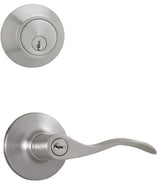 Weslock 02271XNXNFR22 New Haven single cylinder deadbolt and keylock combo, additional view