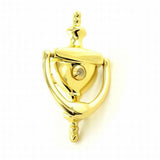 Ives 0231252U605 bright brass door knocker viewer