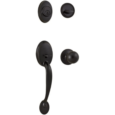 Weslock 02810-1G1FR2D oil rubbed bronze single cylinder handleset