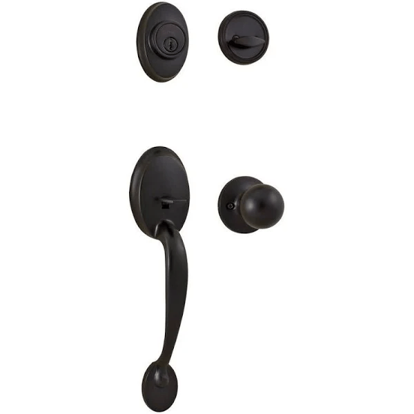 Weslock 02810-1G1FR2D oil rubbed bronze single cylinder handleset