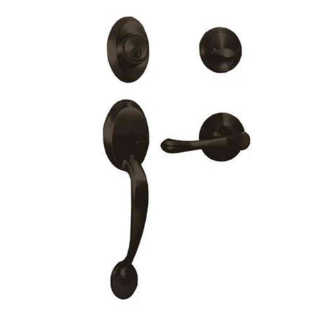 Weslock 02810-1V1FR2D oil rubbed bronze single cylinder handleset