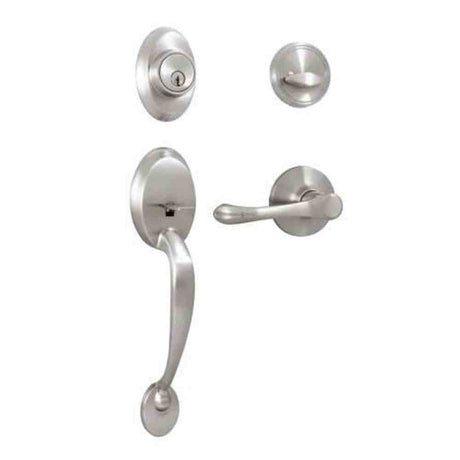 Weslock 02815-NVN0020 satin nickel dummy handleset