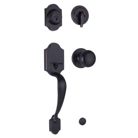 Weslock 02820-1S1FR2D oil rubbed bronze single cylinder handleset