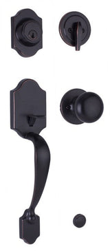 Weslock 02820-1S1FR2D oil rubbed bronze single cylinder handleset