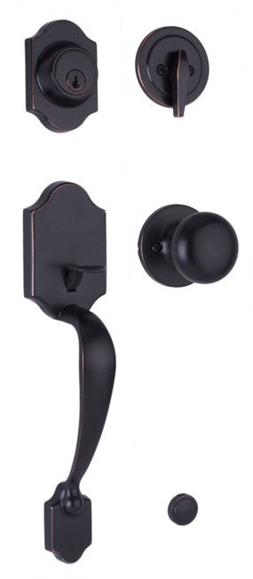 Weslock 02820-1S1FR2D oil rubbed bronze single cylinder handleset