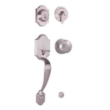 Weslock 02820-NSNFR2D satin nickel single cylinder handleset