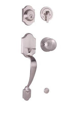 Weslock 02820-NSNFR2D satin nickel single cylinder handleset
