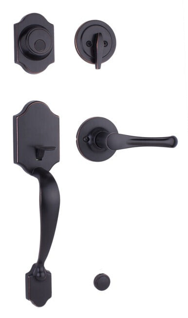 Weslock 02825-1V10020 oil rubbed bronze dummy handleset