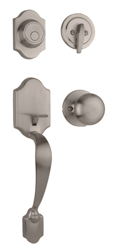 Weslock 02825-NSN0020 satin nickel dummy handleset