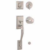 Weslock 02830-NGNFR2D satin nickel single cylinder handleset