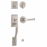 Weslock 02830-NVNFR2D satin nickel single cylinder handleset