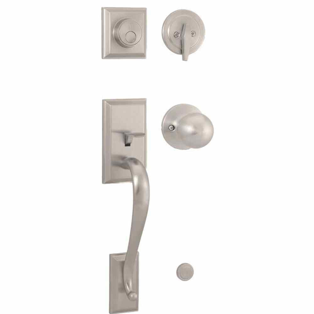 Weslock 02835-NGN0020 satin nickel dummy handleset