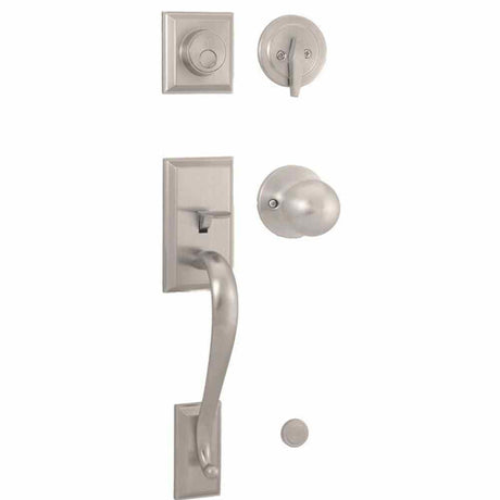 Weslock 02835-NGN0020 satin nickel dummy handleset