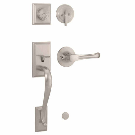 Weslock 02835-NVN0020 satin nickel dummy handleset