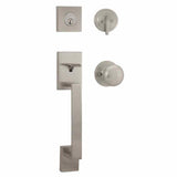 Weslock 02840-NSNFR2D satin nickel single cylinder handleset