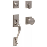 Weslock 02860-N4NFR2D satin nickel single cylinder handleset