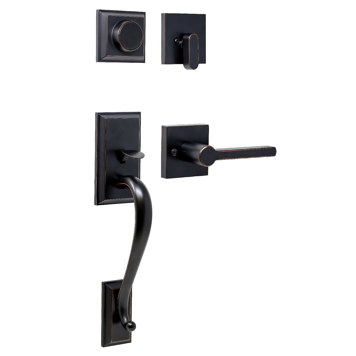 Weslock 02865-1910020 oil rubbed bronze dummy handleset