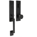 Weslock 02870-242SL2D matte black single cylinder handleset