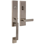Weslock 02870-N3NSL2D satin nickel single cylinder handleset