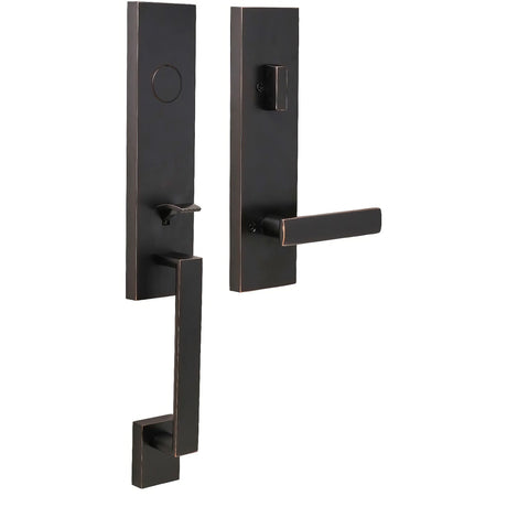 Weslock 02875-1310020 oil rubbed bronze dummy handleset